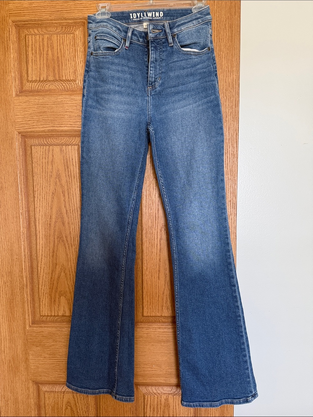 Idyllwind Medium Blue High-Rise Flare Jeans